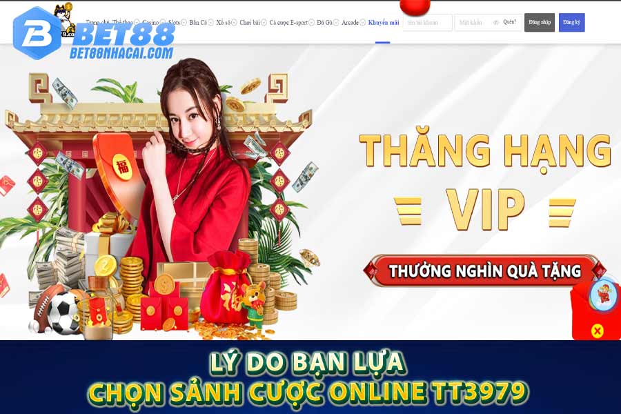 Lý do bạn lựa chọn sảnh cược online TT3979