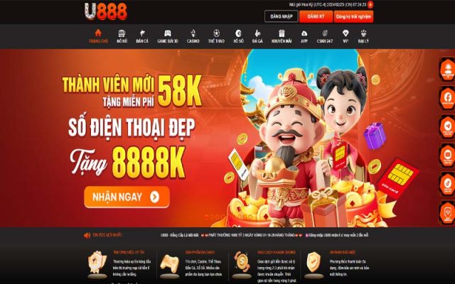 U888bet nhà cái thời thượng giành cho anh em bet thủ